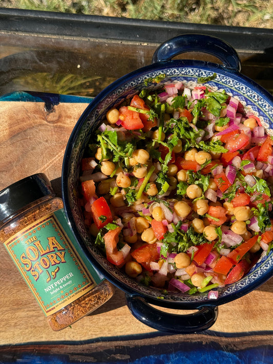 Spicy Chickpea Salad (Chana Chaat)
