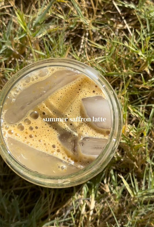 Summer Saffron Latte