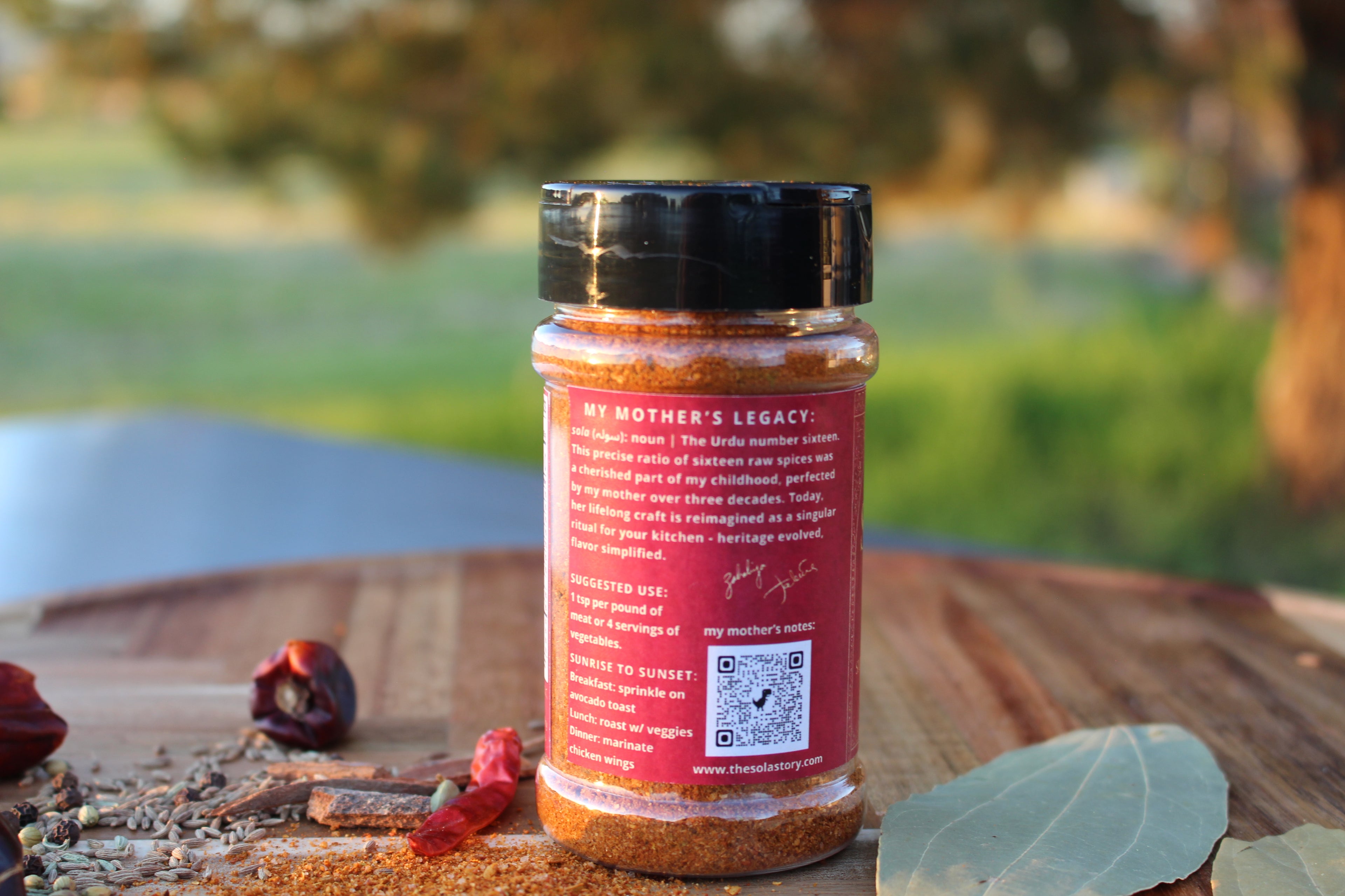 The Sola Story: Signature 16-Spice Blend